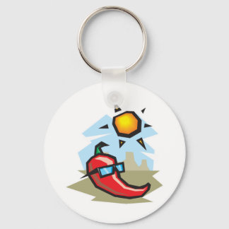 chillin chilli pepper key ring