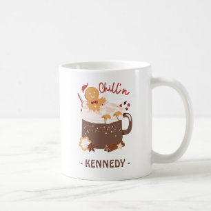 Chillin' Christmas Hot Chocolate and Gingerbread Coffee Mug