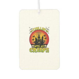 Chillin Creeps Haunted House Halloween Witches Sku Car Air Freshener