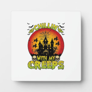 Chillin Creeps Haunted House Halloween Witches Sku Plaque