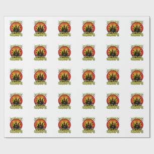 Chillin Creeps Haunted House Halloween Witches Sku Wrapping Paper