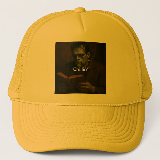 Chillin' frank trucker hat (Front)