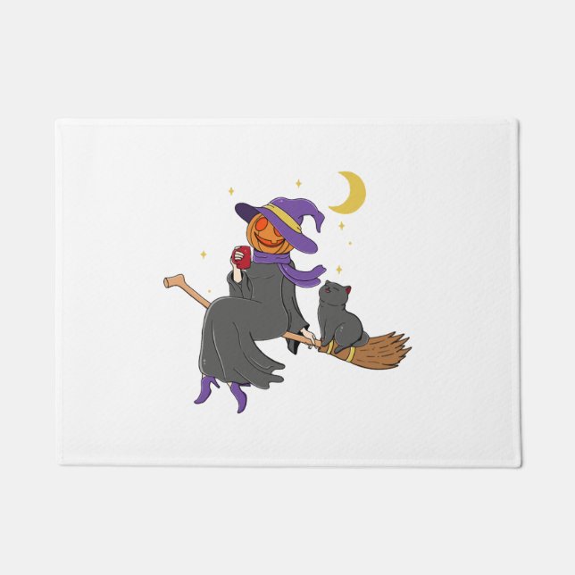 Chillin Halloween  Doormat (Front)