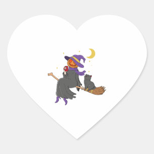 Chillin Halloween  Heart Sticker