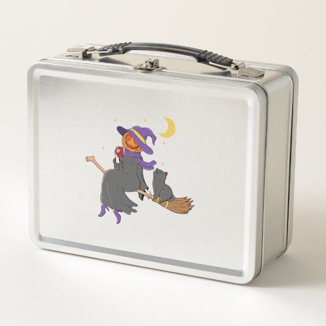 Chillin Halloween  Metal Lunch Box (Front)