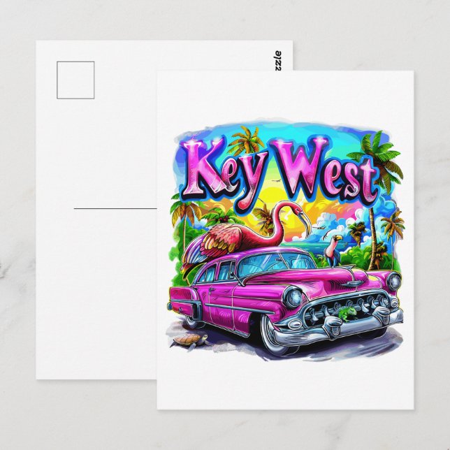 Chillin' in Key West, Florida Postcard (Front/Back)
