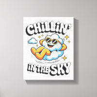 Chillin' in the Sky – Relaxed Cloud Retro Faux