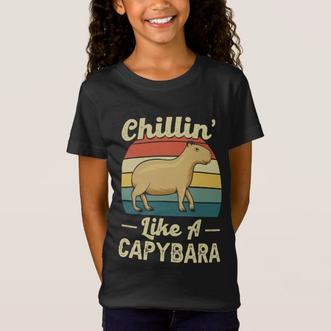 Chillin' Like A Capybara T-Shirt (Front)