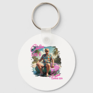 Chillin Like A Felon Funny Trump For President Sum Key Ring