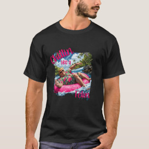 Chillin Like A Felon Funny Trump Shirt Summer Trum