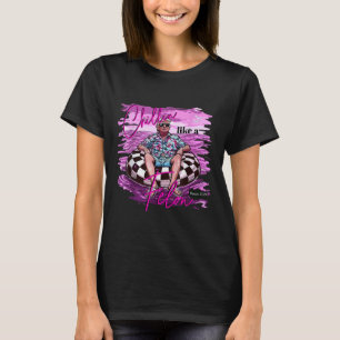 Chillin Like A Felon Retro Pink Summer Funny Trump T-Shirt