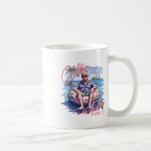 Chillin Like A Felon Summer 2024 Funny Trump 2024 Coffee Mug