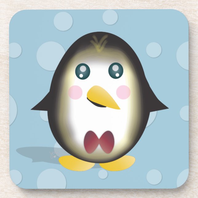 Chillin' Penguin Coaster (Front)