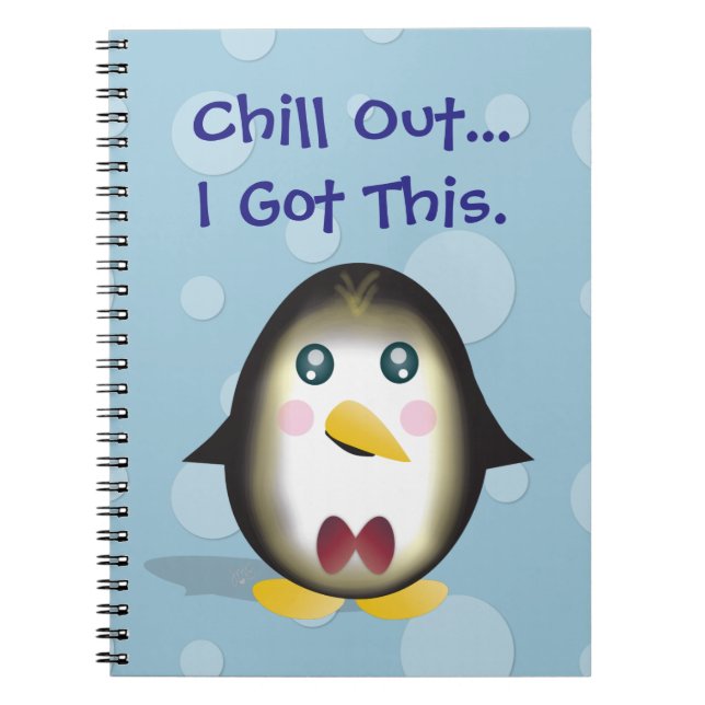 Chillin' Penguin Notebook (Front)