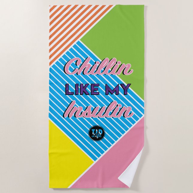 Chillin [Shorely] Beach Towel (Front)