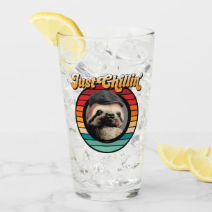 Chillin’ Sloth Glass
