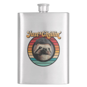 Chillin’ Sloth Hip Flask