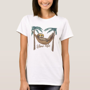 Chillin' Sloth in a Hammock Oversized T-Shirt
