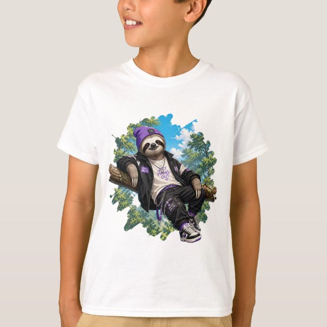 Chillin' Sloth T-Shirt (Front)
