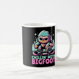 Chillin’ With Bigfoot Alpine Winter Sports Snowboa Coffee Mug