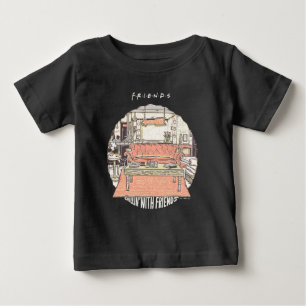 Chillin' with FRIENDS™ Cartoon Baby T-Shirt