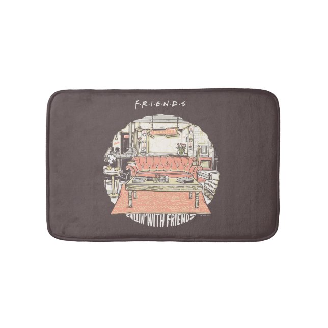 Chillin' with FRIENDS™ Cartoon Bath Mat (Front)