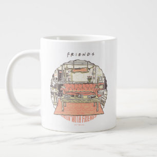 Chillin' with FRIENDS™ Cartoon Large Coffee Mug