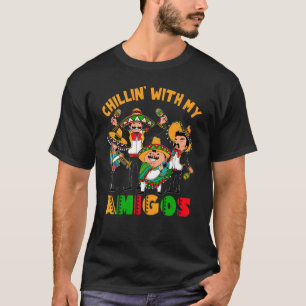 Chillin With My Amigos Cinco De Mayo Let's Fiesta T-Shirt