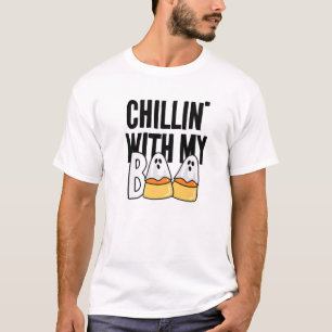 Chillin' With My Boo Candy Corn Funny Kids Adults T-Shirt