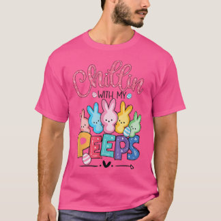 Chillin' with My Bunnies Tee Funny Bunny Easter Da