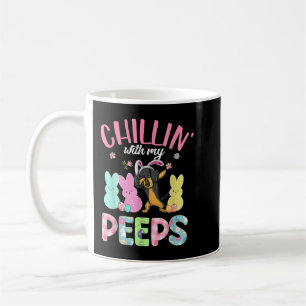 Chillin_ With My Dachshund Dog Bunny Easter Day 20 Coffee Mug