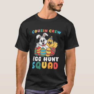 Chillin with my easter squad Egg crew Bunny Funny T-Shirt