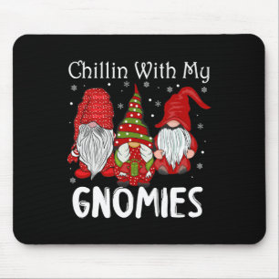 Chillin With My Gnomies Christmas Pamajas Family F Mouse Mat