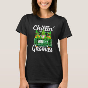 Chillin With My Gnomies Leopard Buffalo St Patrick T-Shirt