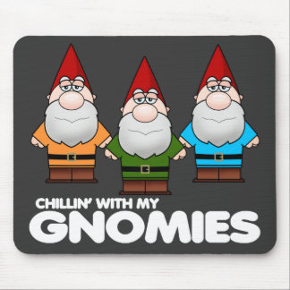Chillin' With My Gnomies Mouse Mat