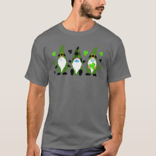 Chillin With My Gnomies Saint Patrick's Day Funny T-Shirt