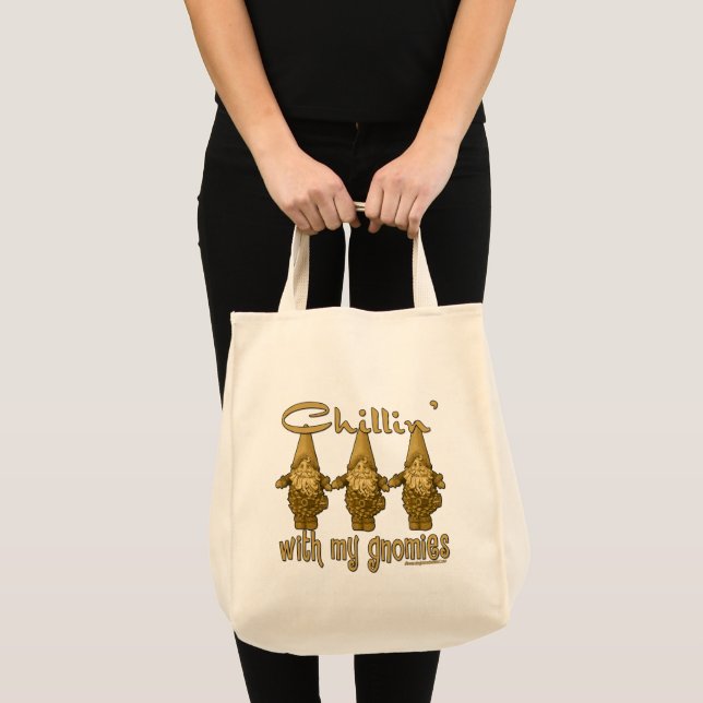 Chillin' with my Gnomies! Tote Bag (Front (Product))