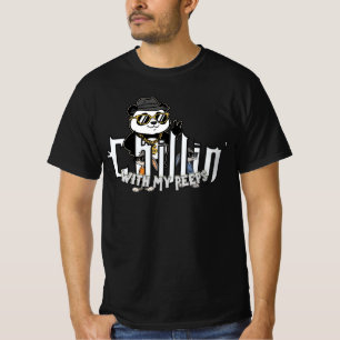 Chillin’ With My Peeps Funny Panda T-Shirt