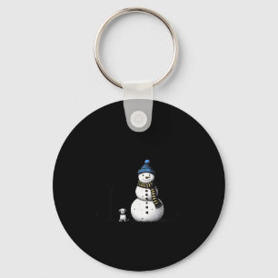 Chillin' With My Snowmies Christmas Frosty Snowman Key Ring