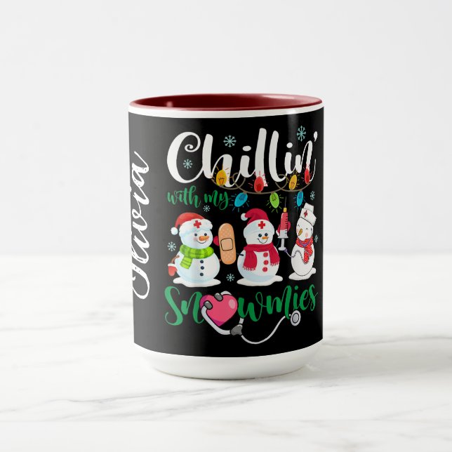 Chillin’ with My Snowmies Mug (Center)