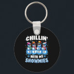 Chillin With My Snowmies Snowman Christmas Xmas Me Key Ring<br><div class="desc">Chillin With My Snowmies Snowman Christmas Xmas Men Boy</div>