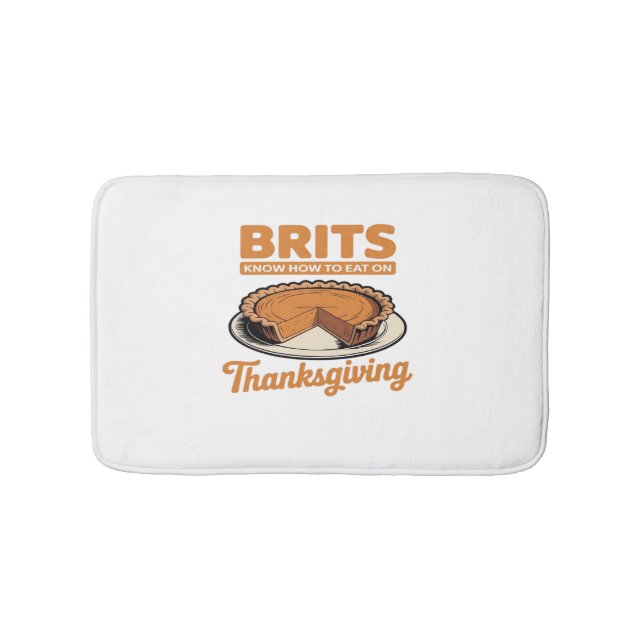 Chillin With My Turkeys Thanksgiving Family Essent Bath Mat (Front)