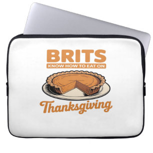 Chillin With My Turkeys Thanksgiving Family Essent Laptop Sleeve