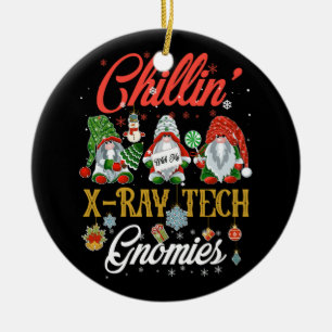 Chillin With My X Ray Tech Gnomies Three Gnomes Ch Ceramic Tree Decoration