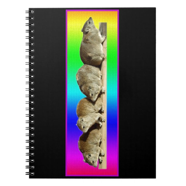 Chilling African Hyrax Notebook (Front)