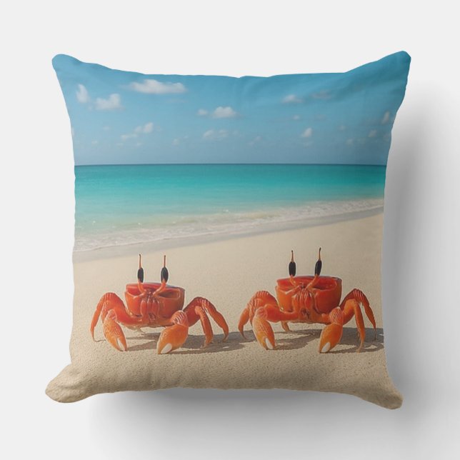 Chilling by the Shore – Outdoor Pillow (20 x 20) (Front)