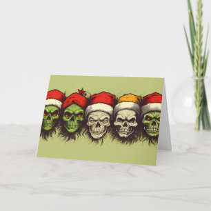 Chilling Cheer: A Bone-Chilling Christmas Lineup Card