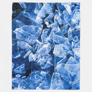 Chilling Effect Blue Ice Fleece Blanket