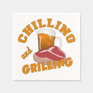 Chilling & Grilling paper napkins
