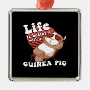Chilling Guinea Pig Life Is Better With Guinea Pig Metal Tree Decoration